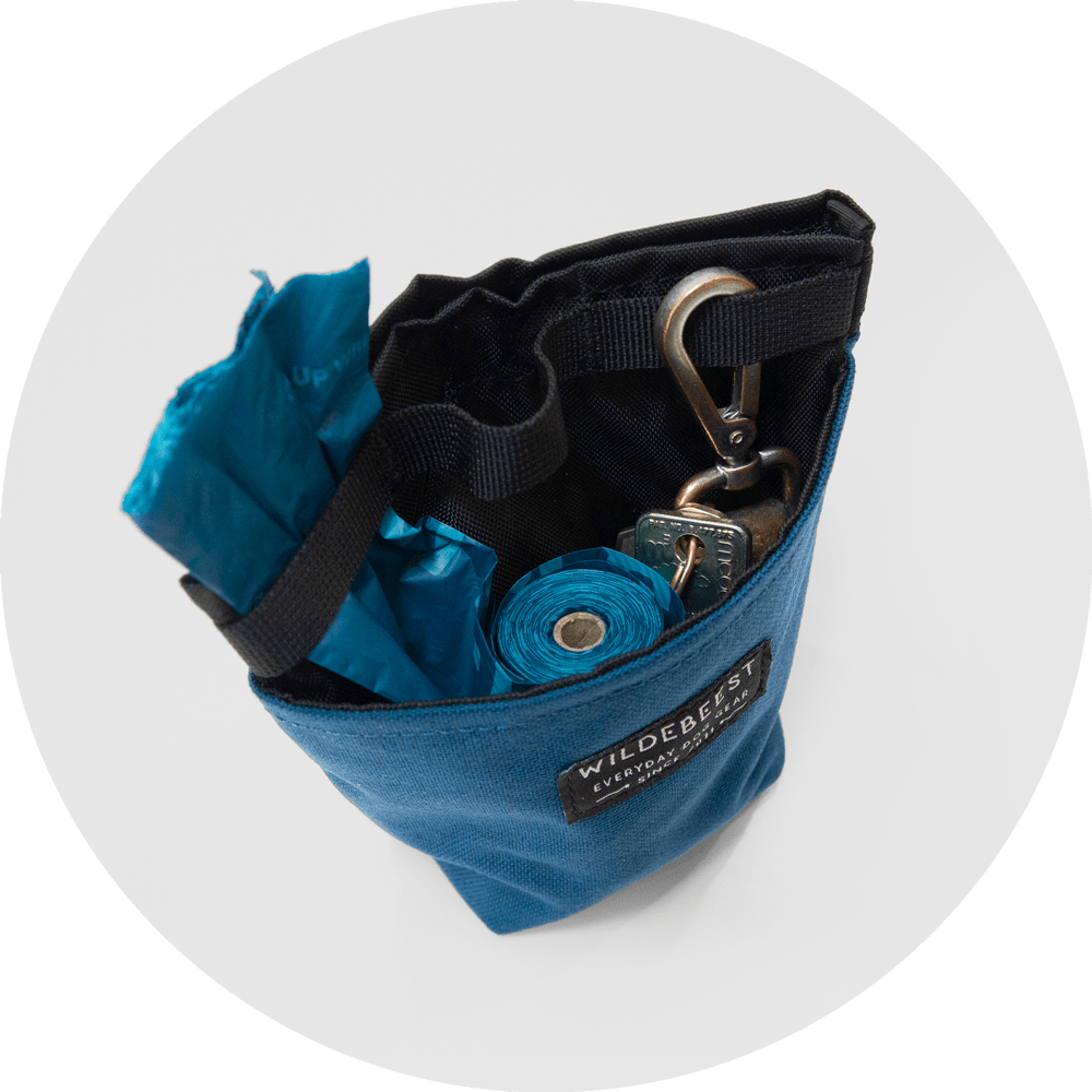 Alamo Dog Treat Pouch/Color-Navy