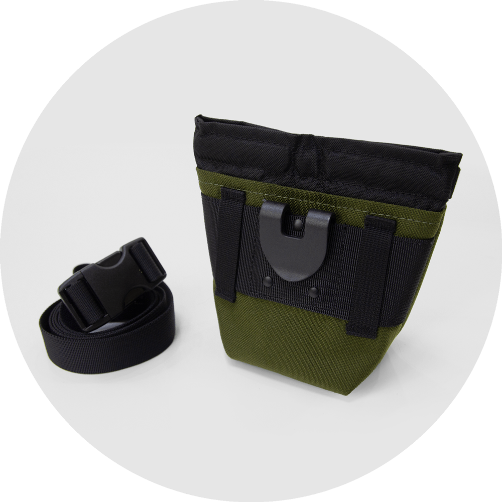 Alamo Dog Treat Pouch/Color-Olive