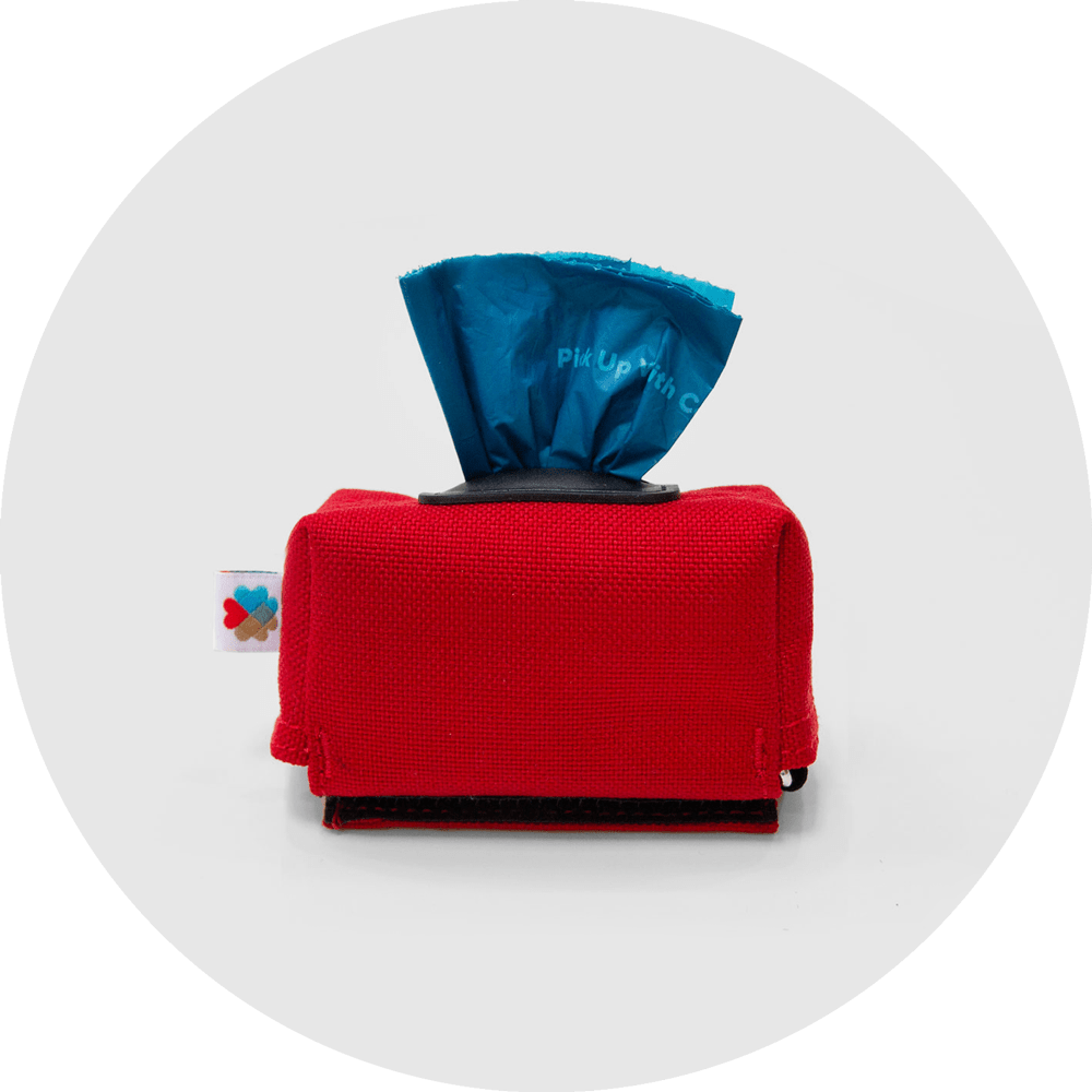 Funston Dog Baggie/Color-Red
