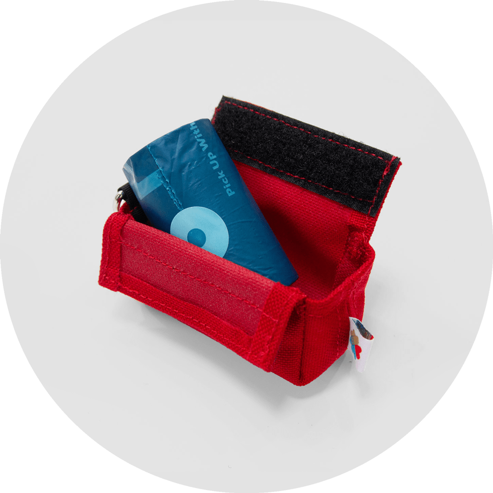 Funston Dog Baggie/Color-Red