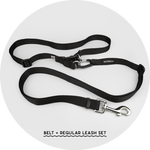 Ashbury Hands-Free Leash System/Color-Black