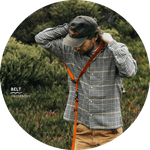 Ashbury Hands-Free Leash System/Color-Burnt Orange