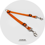 Ashbury Hands-Free Leash System/Color-Burnt Orange