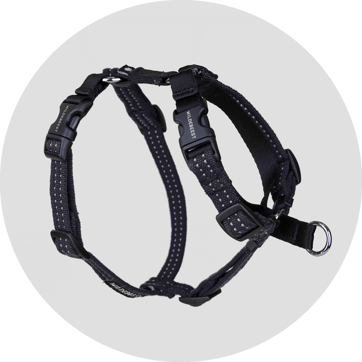 Valencia No Pull Dog Harness/Color-Black