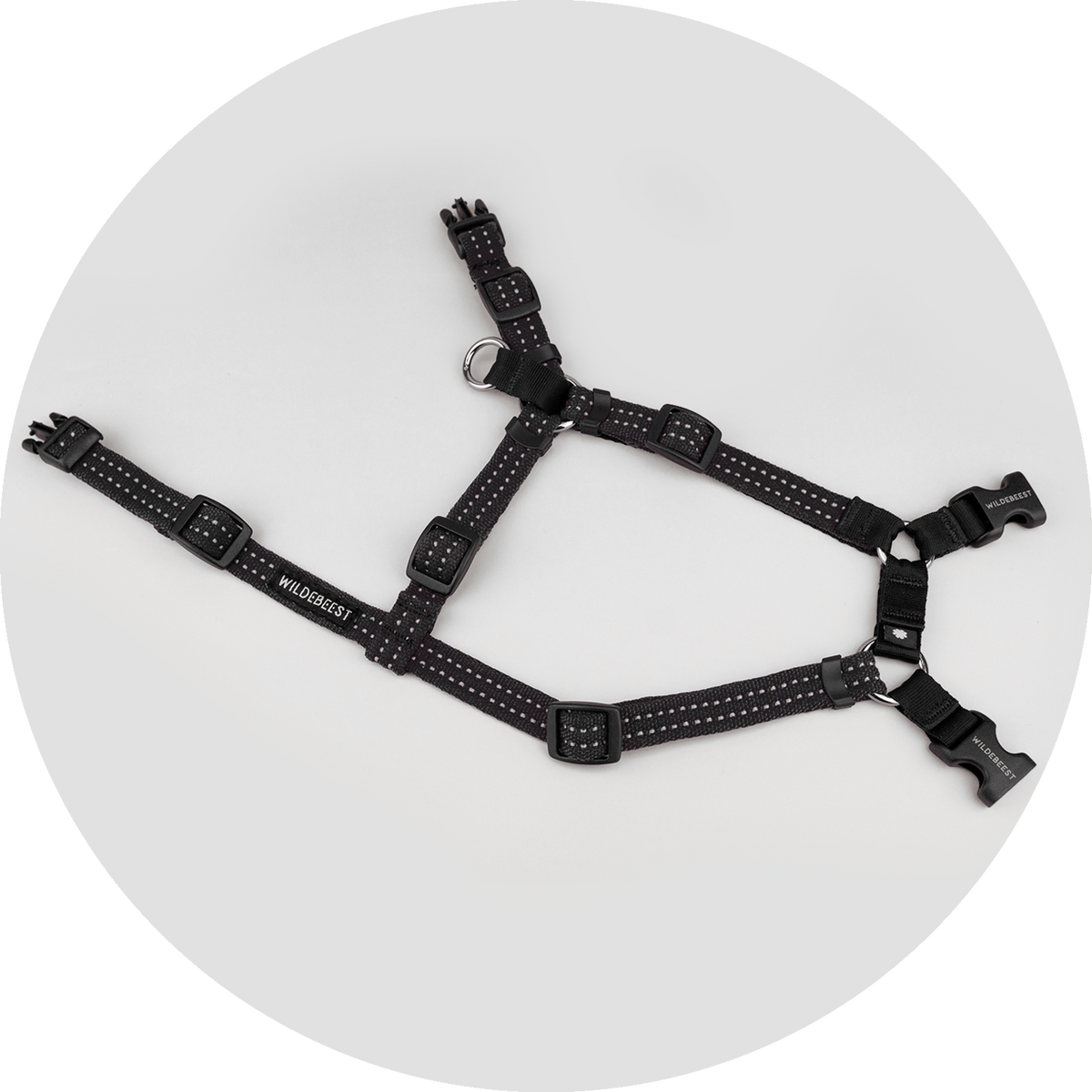 Valencia No Pull Dog Harness/Color-Black