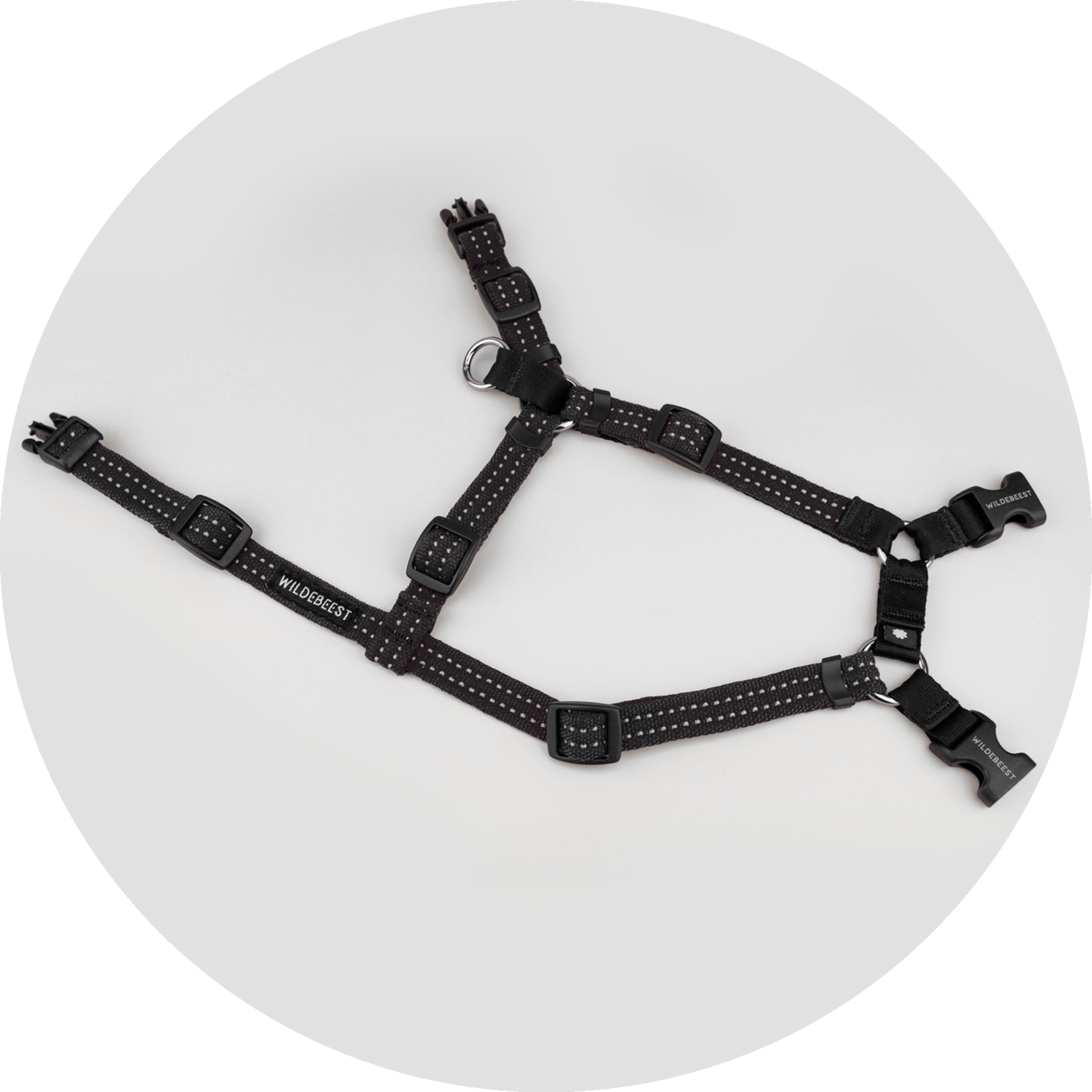 Valencia No Pull Dog Harness/Color-Black