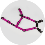 Valencia No Pull Dog Harness/Color-Fuchsia