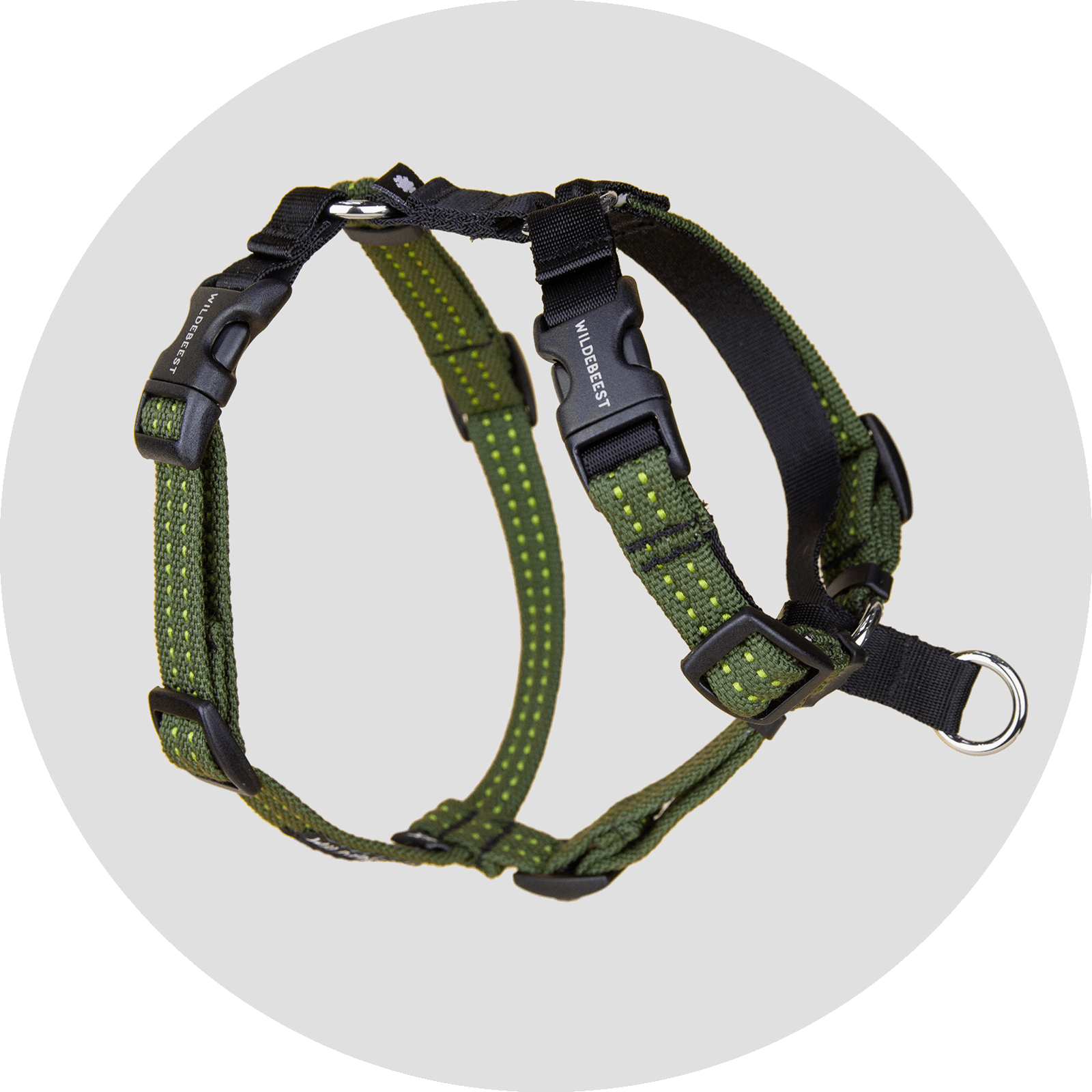 Valencia No Pull Dog Harness/Color-Olive
