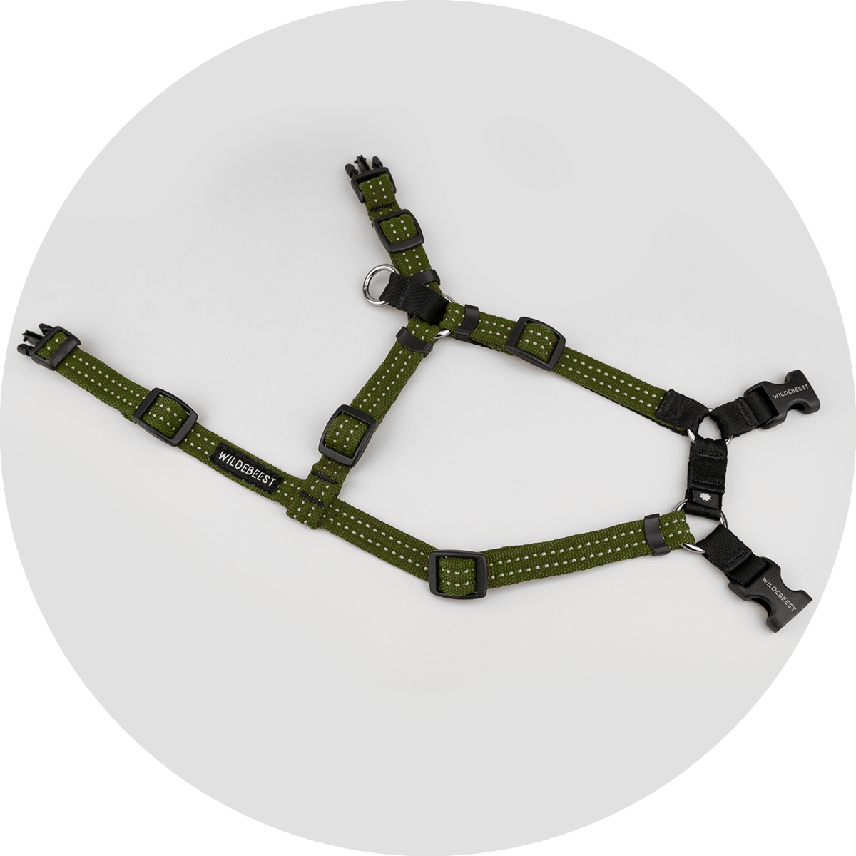 Valencia No Pull Dog Harness/Color-Olive