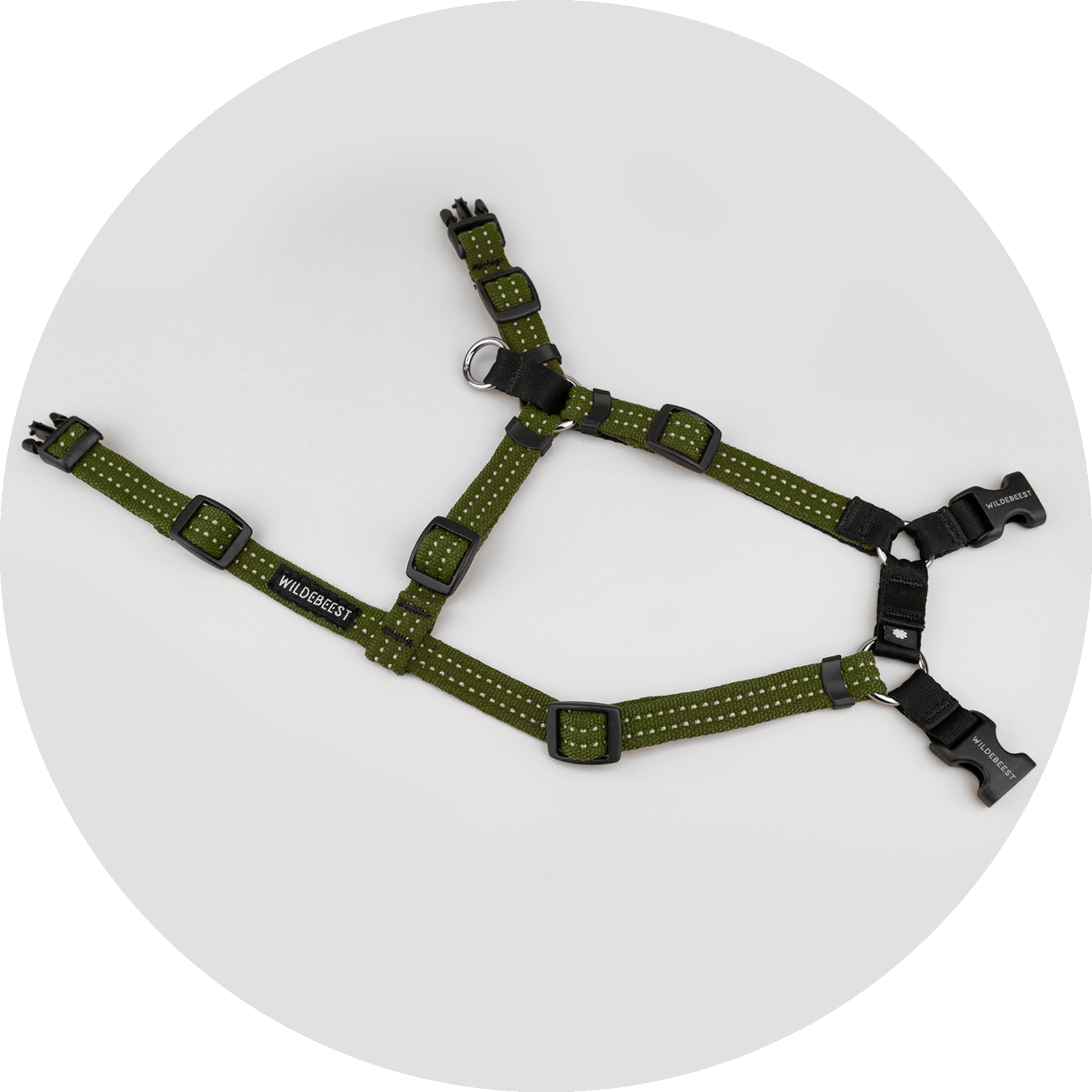 Valencia No Pull Dog Harness/Color-Olive