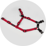 Valencia No Pull Dog Harness/Color-Red