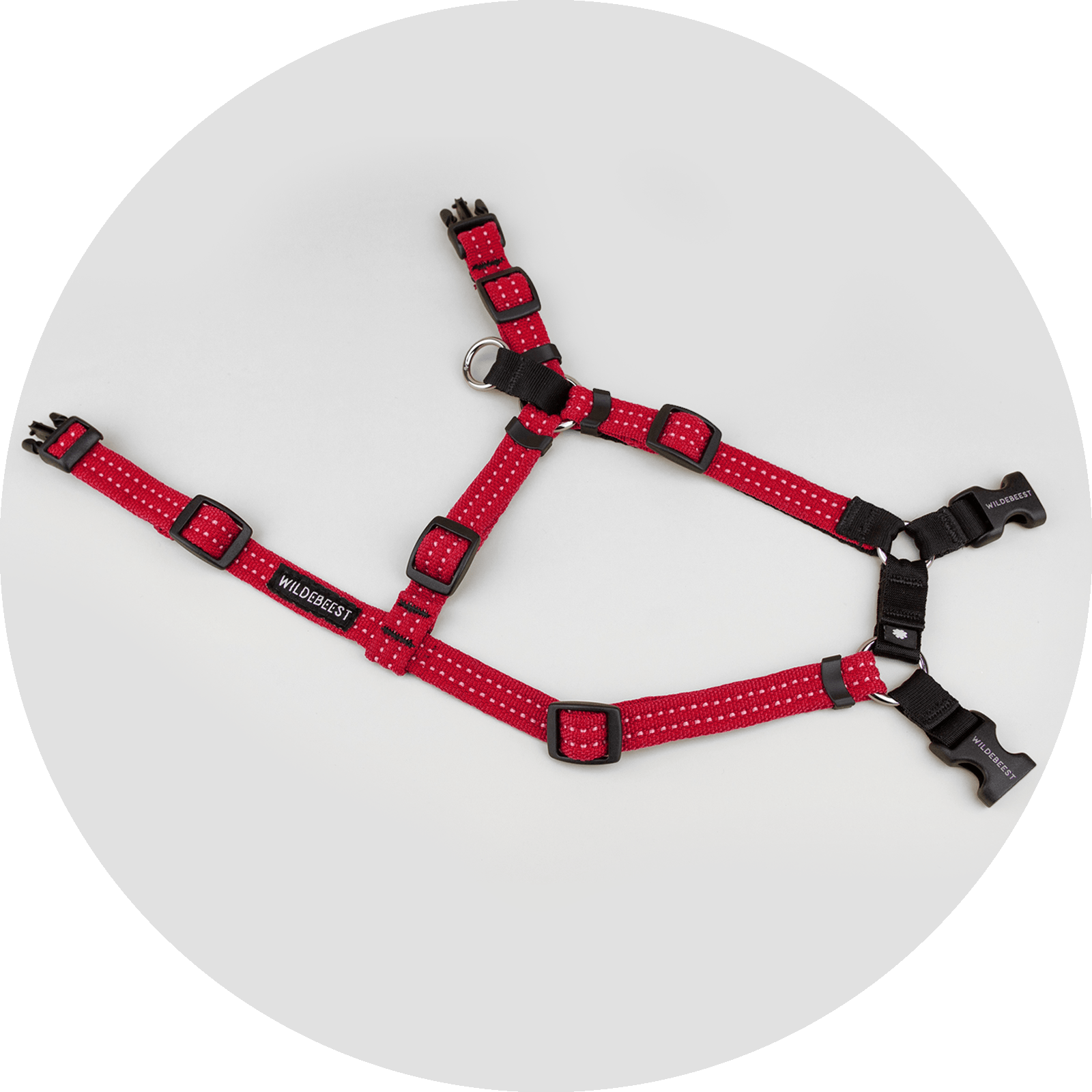 Valencia No Pull Dog Harness/Color-Red