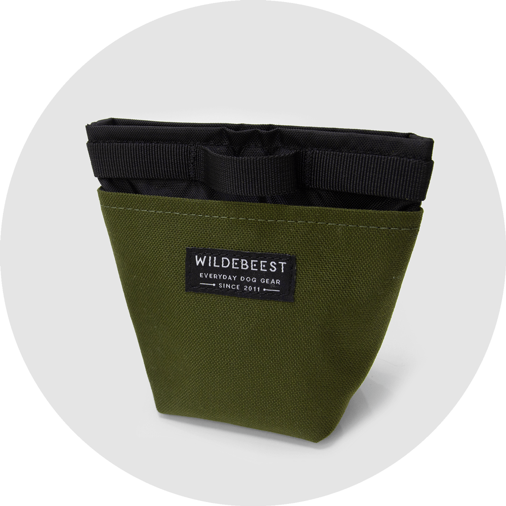 Alamo Dog Treat Pouch/Color-Olive