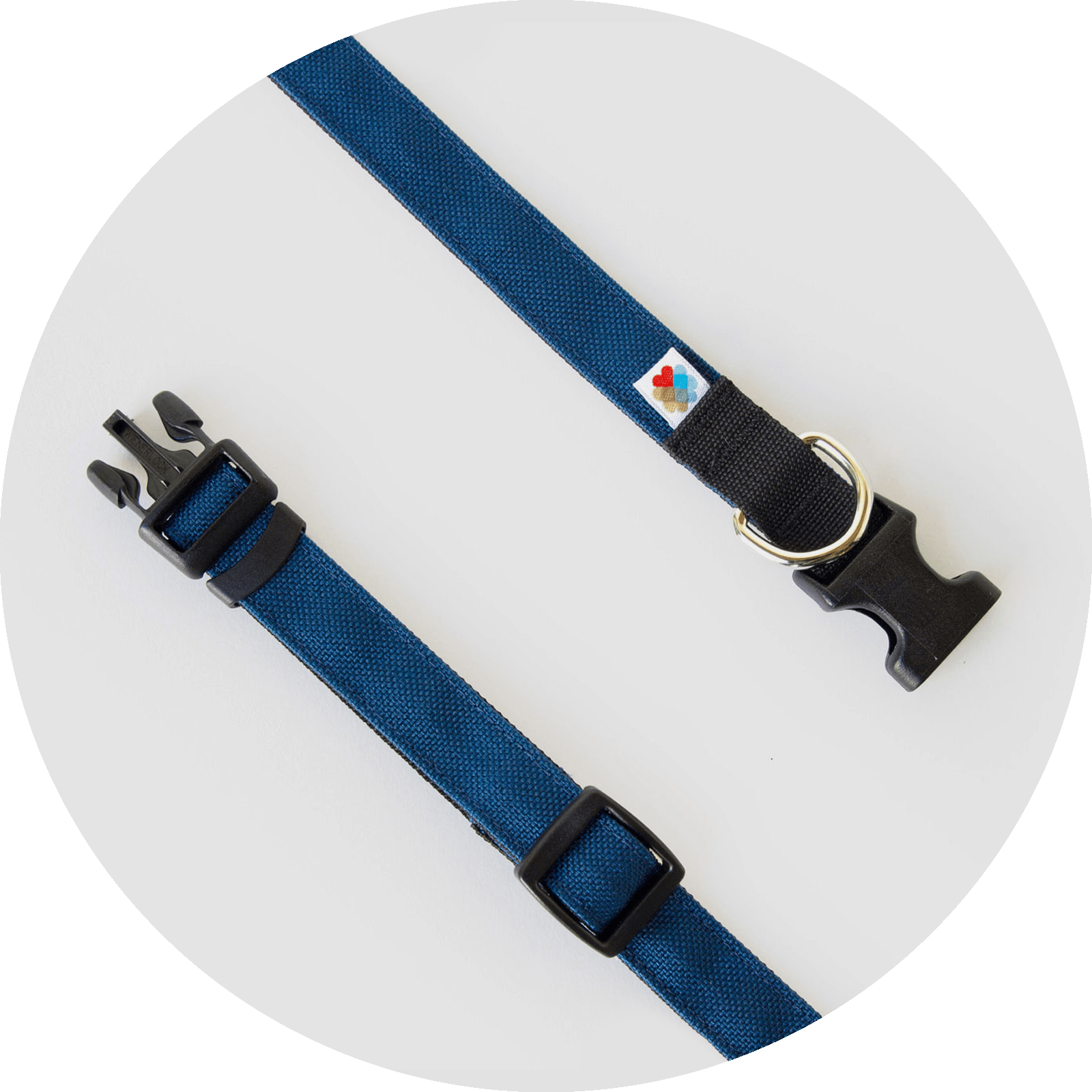 Funston Dog Collar/Color-Navy