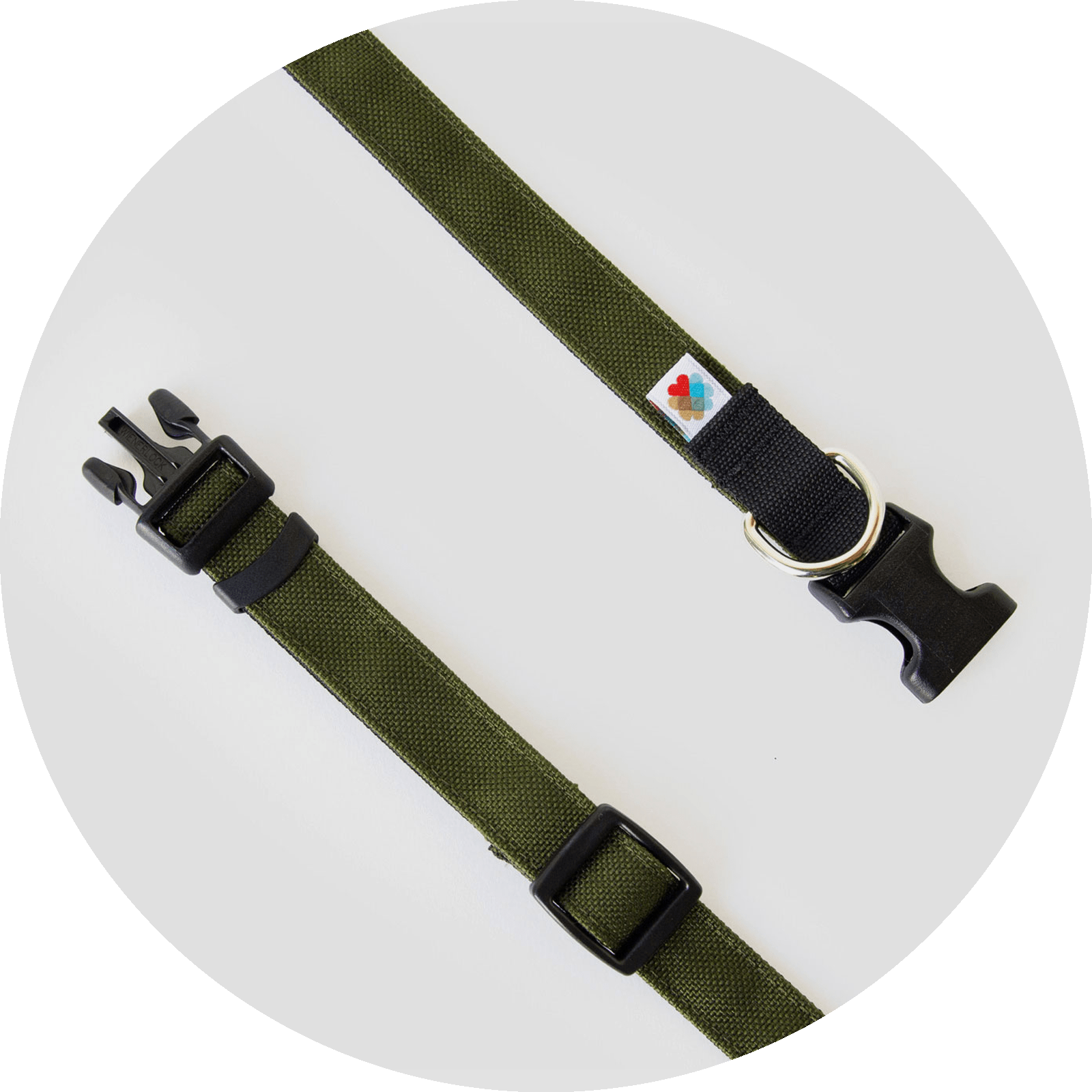 Funston Dog Collar/Color-Olive