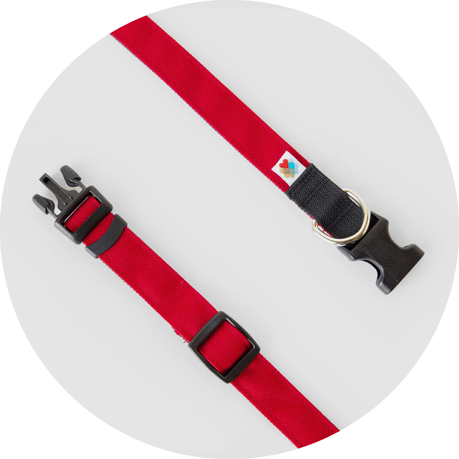Funston Dog Collar/Color-Red