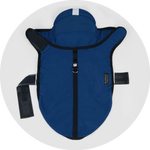 All Weather Dog Jacket/Color-Navy