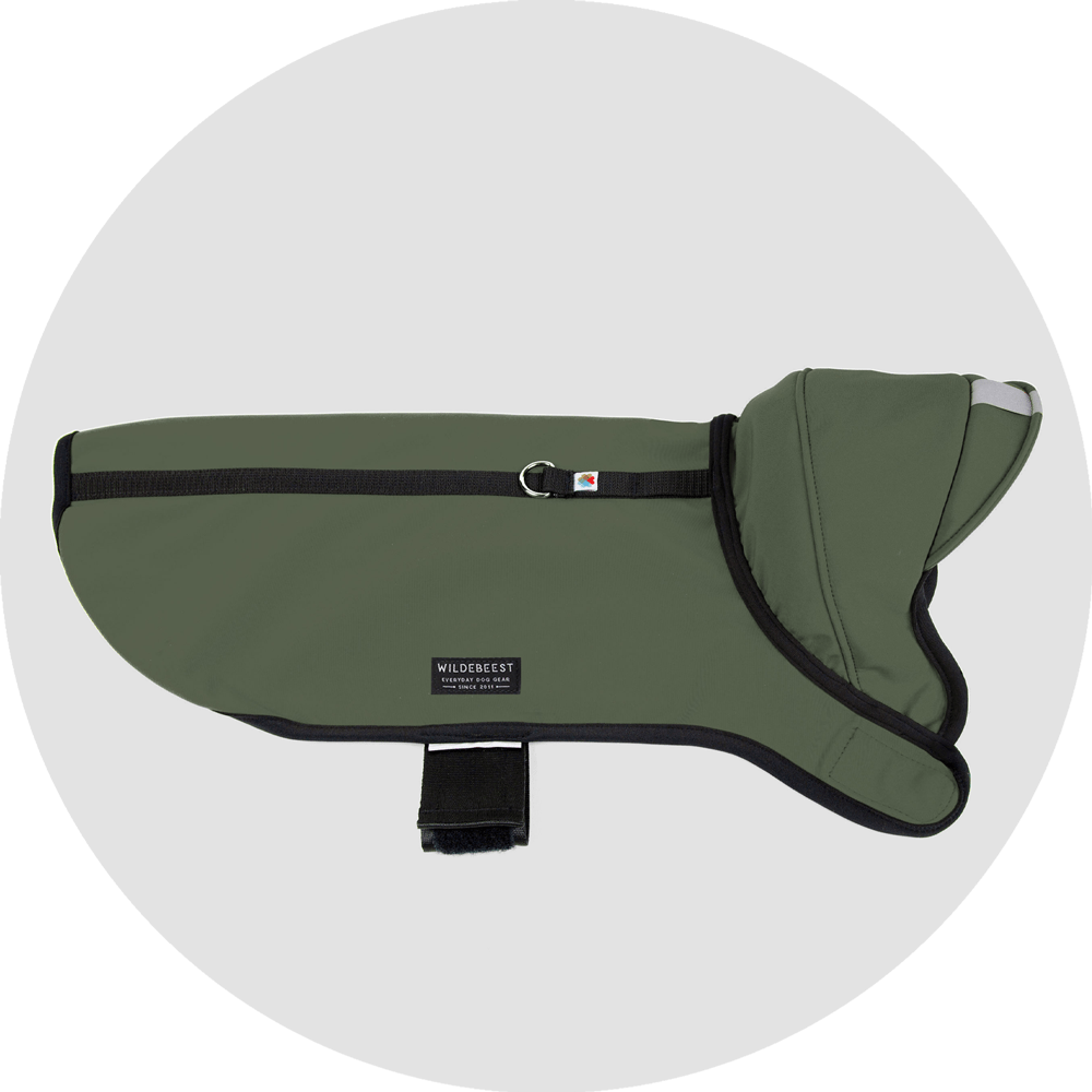 All Weather Dog Jacket/Color-Olive