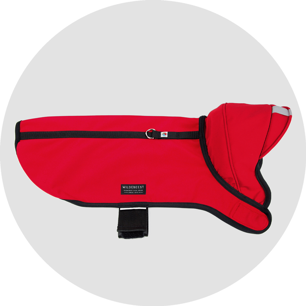 All Weather Dog Jacket/Color-Red