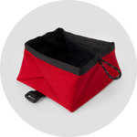 Montara Pop-Up Dog Bowl/Color-Red
